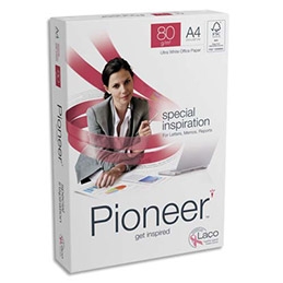 image dePapier extra-blanc Pioneer - 80 g - A4 - ramette de 500 feuilles